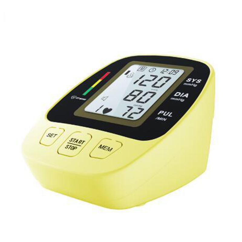 Monitor de presión arterial del brazo superior del esfigmomanómetro digital para uso doméstico